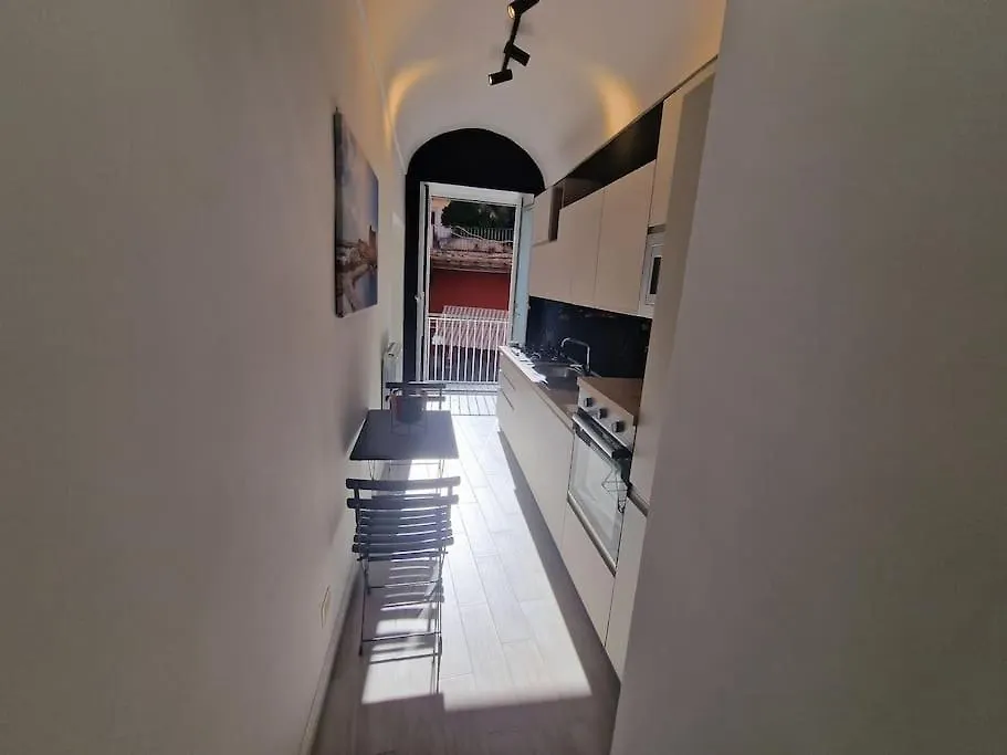 Pastel Blue House X 5 People In Corso Above Metro Montesanto Apartment Naples